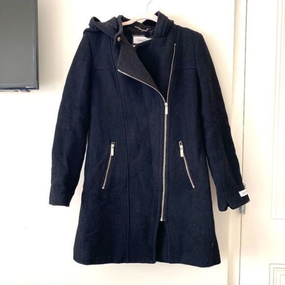‎CALVIN KLEIN Wool Coat - Picture 1 of 7